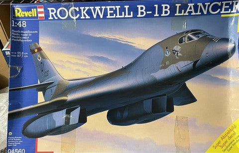 Revell 1/48 scale Rockwell B-1B Lancer aircraft kit - 04560