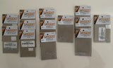 Tangent HO Scale Brake Wheels, Housings, Tack Boards, Retainers Lot (13 Pks)