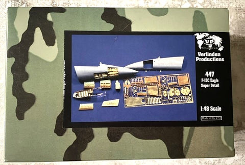 Verlinden 1/48 Scale resin F-15C Eagle Super Detail Set for Hasegawa - 447