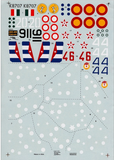 Cutting Edge 1:48 scale MiG-29 Fulcrum A Russian & Non-CIS AF decals - CED48003