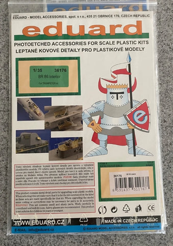 Eduard 1:35 BR 86 Interior for Trumpeter #36176 Discontinued