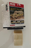 MiG Productions 1/35 resin set Two Tarps & Wheels for Sd.Kfz. 11 for AFV Club