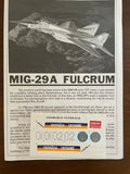 Academy 1/48 Scale MiG-29A Fulcrum kit #2128 w/Brassin aftermarket