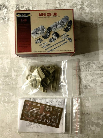FM 1/48 resin MIG 29 UB Cockpit set for Academy kit - 480113