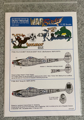1:32 Kits World Decals KW132041 P-38 Lightning for Trumpeter or Revell 1:32 Kits World Decals KW132041 P-38 Lightning for Trumpeter or Revell