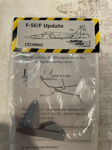 Cutting Edge 1/48 scale resin F-5E/F Update - CEC 48043