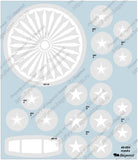 Begemot 1/48 decals for Su-27 Flanker family part 1 - 48-004