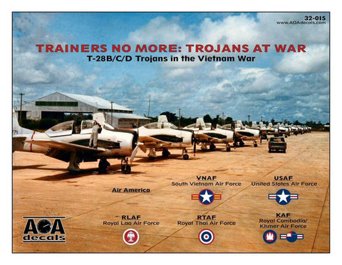 AOA Decals 1/32 TRAINERS NO MORE: TROJANS AT WAR - AOA32015