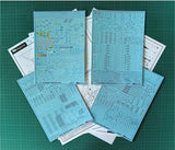 Begemot 1/32 scale decals Sukhoi Su-27 Flanker family full stencil - 32-002