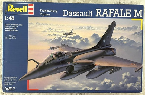 Revell 1/48 scale Dassault Rafale M kit 04517 shelf wear sealed w/clear dots