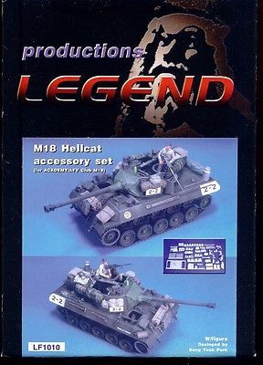 Legend 1/35 resin M18 Hellcat accessory for Academy/AFV LF1010 - No Instructions