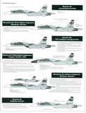 Cutting Edge 1:48 scale Sukhoi Su-27 Flanker B decal sheet - CED48011