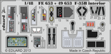 Eduard 1/48 photoetch 49653 - for F-35B interior for Kitty Hawk