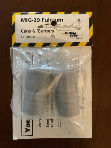 Cutting Edge 1/48 resin MiG-29 Fulcrum Cans & Burners - CEC 48030