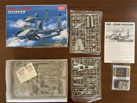 Academy 1/48 Scale MiG-29UB Fulcrum B kit #2119 w/Brassin aftermarket