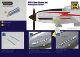 Wolfpack 1/32 scale resin Ki61-I Hien Exhaust set for Hasegawa - WPD32002