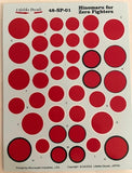 Lifelike 1/48 decals Mitsubishi A6M Zero Fighters Part 5 - 48-065