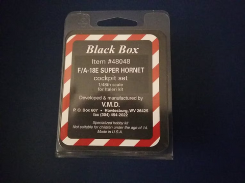 Black Box 1/48 resin F/A-18E Super Hornet Cockpit set for Italeri - 48048