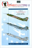 Eagle Strike 1:48 Starfighters 1 F-104C and F-104G Starfighters decals - 48239