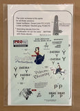 Pro Modeler Monogram Revell 1:48 B-24 Liberator Decal sheet #88100100310