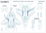 AirDoc 1/48 decals Luftwaffe Fulcrums MiG-29 G/GT in Norm 90J Camo. M48-05