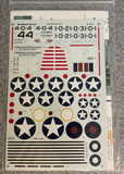 Aeromaster Decals 1/48 Kingfisher Part II for Monogram, Revell, etc #48-411