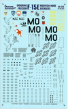 TwoBobs 1/48 scale decals F-5E Strike Eagles Mountain Home Avengers - 48-026