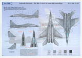 AirDoc 1/48 decals Luftwaffe Fulcrums MiG-29 G/GT in Norm 90J Camo. M48-05