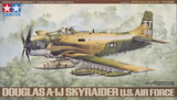 Tamiya 1/48 Scale Douglas A-1J Skyraider USAF aircraft kit No. 61073