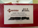 Precision Craft HO N&W Y6b 2-8-8-2 #2200 w/22I tender DC/DCC Sound Upgradeable