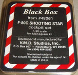 Black Box 1/48 resin F-80C Shooting Star Cockpit set for Monogram- 48061