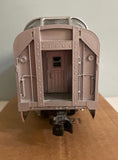 Lionel 6-19128 O Scale Santa Fe Aluminum Full Vista Dome Car -Illuminated