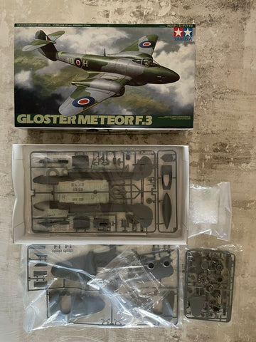 Tamiya 1/48 Scale Gloster Meteor F.3 aircraft kit No. 61083