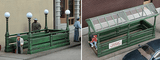 Walthers Cornerstone 933-3762 HO Scale Subway Entrance plastic kit