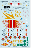 Aeromaster 1/48 scale Su-22 Fitters, Part 1r decals - 48-246
