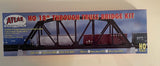 ATLAS HO SCALE CODE 83 18" THROUGH TRUSS BRIDGE KIT - BLACK #594