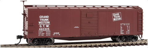 Walthers 910-40813 HO Scale Grand Trunk Western 40'' Rebuilt Steel BC #460305