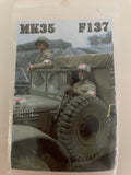 MK35 F137 - 1/35 scale resin figures WWII US Dodge Crew Members