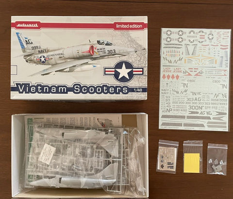 Eduard 1/48 Vietnam Scooters model kit 1197 - sealed inner bags