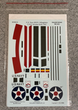 1:32 Yellow Wings Decals 32-024 OS2U-1 Kingfisher for Kitty Hawk