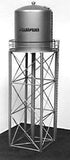Plastruct Kits HO Scale Water Tower pack of 1 - # 1016 Assembly required!
