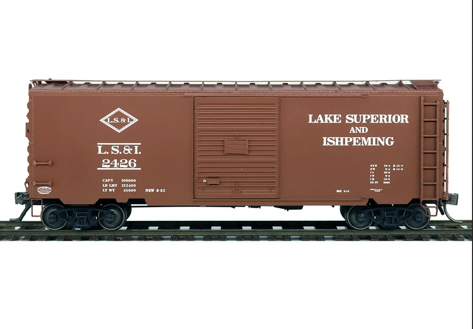 Intermountain 45429-06 HO 40' PS-1 SD Boxcar Lake Superior & Ishpeming Rd #2484 Intermountain 45429-06 HO 40' PS-1 SD Boxcar Lake Superior & Ishpeming Rd #2484