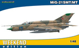 Eduard 1/48 scale MiG-21SMT/MT Weekend Edition - kit 84129 Factory Sealed