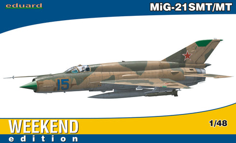 Eduard 1/48 scale MiG-21SMT/MT Weekend Edition - kit 84129 Factory Sealed