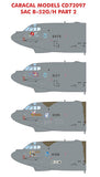 Caracal 1/72 decal CD72097 Strategic Air Command B-52G/H Stratofortress - Pt 2