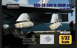 Wolfpack 1/32 GBU-38 500 lb JDAM set for US Navy - WP32013 resin parts