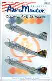 Aeromaster 1/48 scale Colorful A-6 Intruders decals - 48-537
