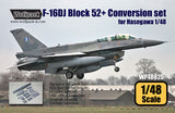 Wolfpack 1/48 scale F-16DJ Block 52+ Conversion set for Hasegawa - WP48025
