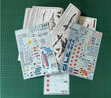 Begemot 1/48 decals for Su-27 Flanker family "Demo-Flankers" - 48-008