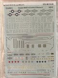 AirDoc 1/48 decals Phantoms in Germany Stencils for F-4C/D/E/Gs & RF-4Cs S48-03
